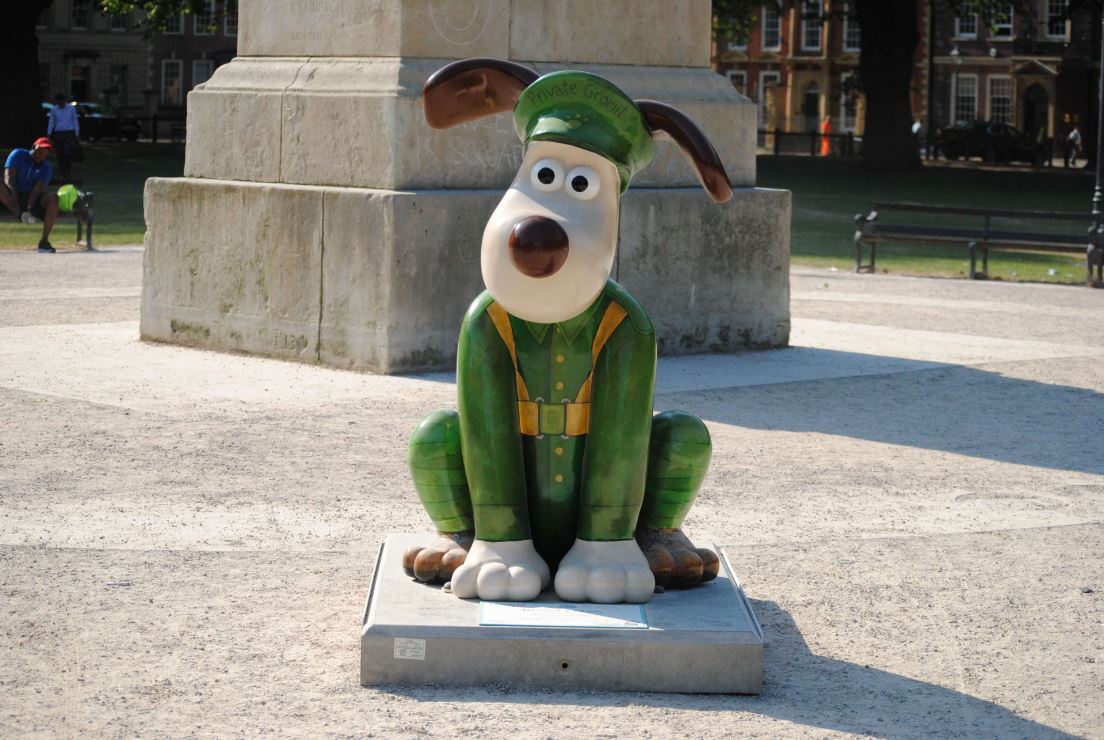 Grommit trail on Queen Square