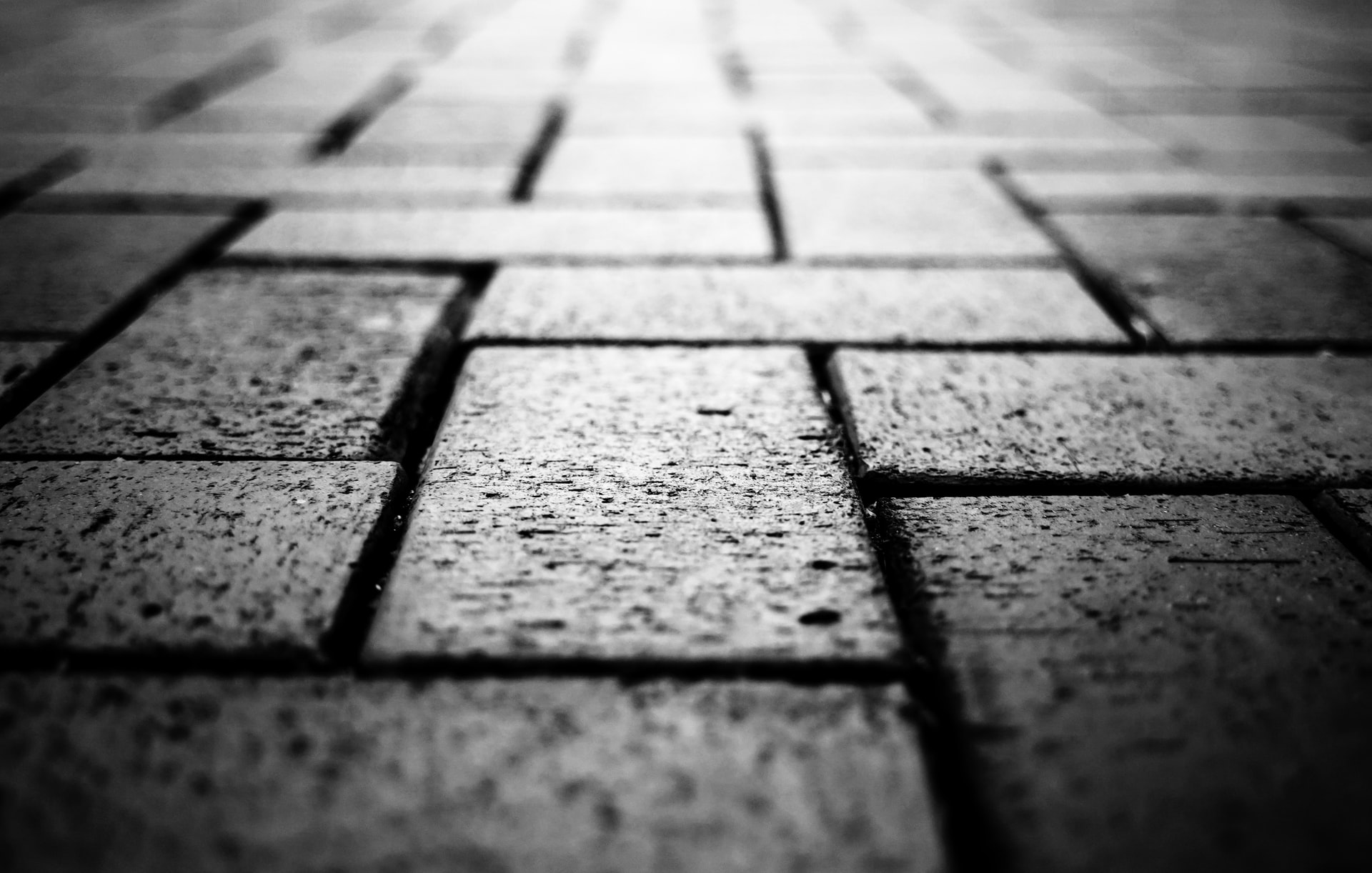 close-up-of-pavement-in-dark