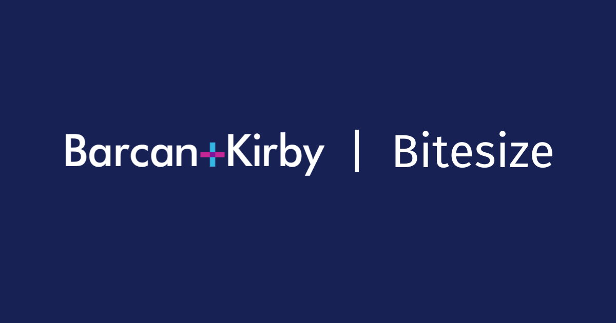 Barcan+Kirby Bitesize Logo